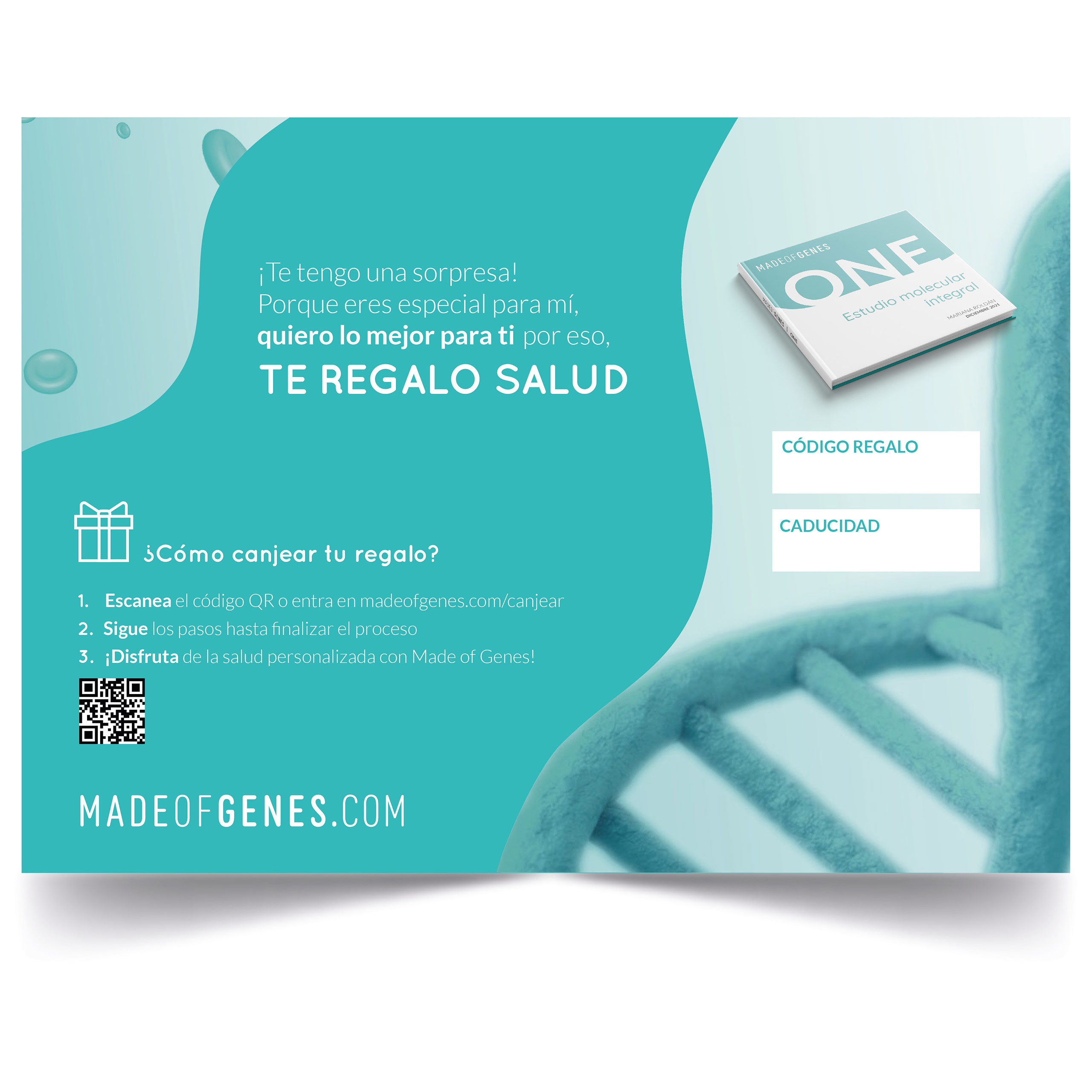 Made of Genes ONE - TARJETA REGALO
